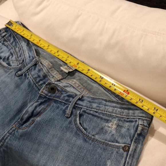 Vintage Abercrombie Ripped Distressed Light washed Jeans - Picture 12 of 12